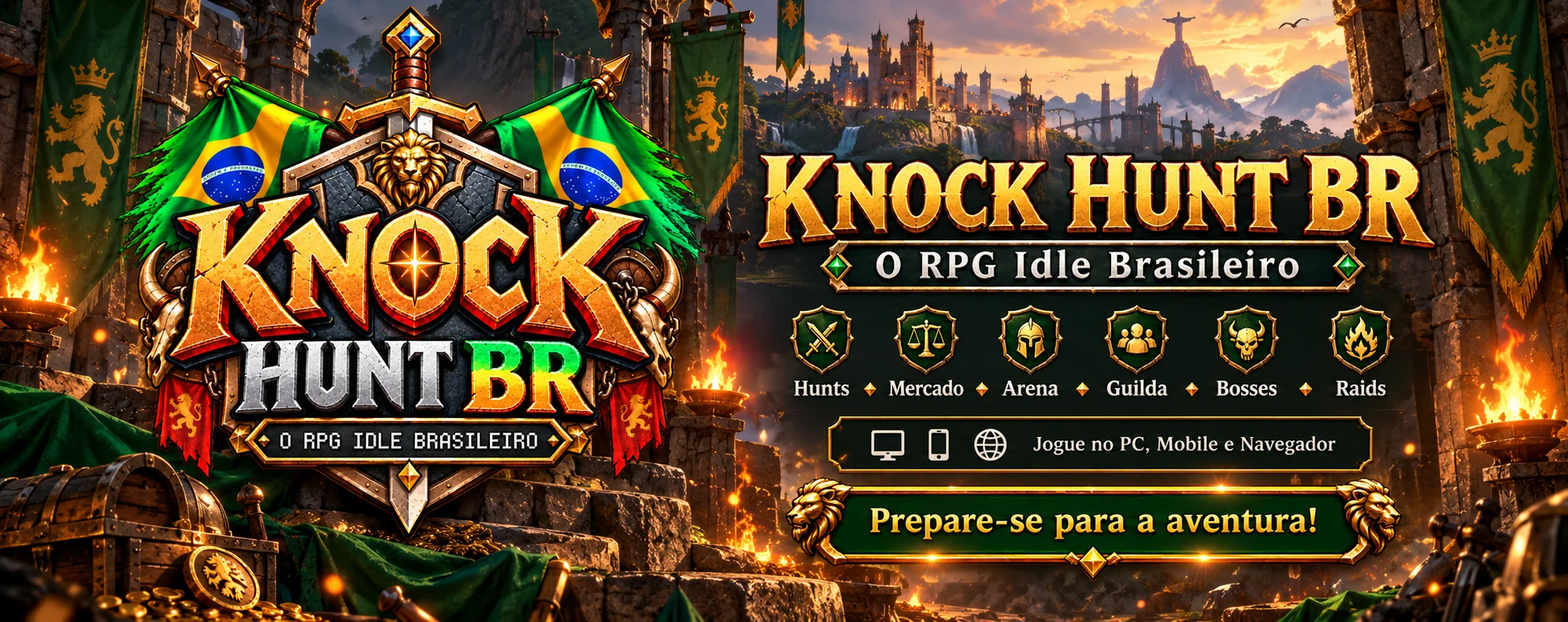 Banner de Knock Hunt BR