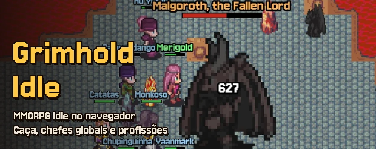 Banner de Grimhold Idle