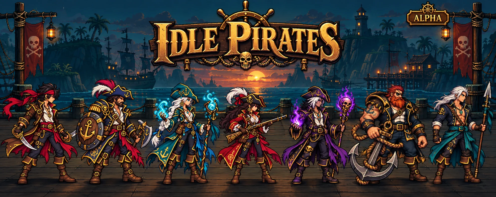 Banner de Idle Pirates