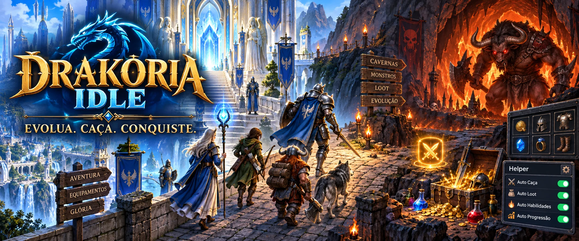 Banner de Drakoria Idle