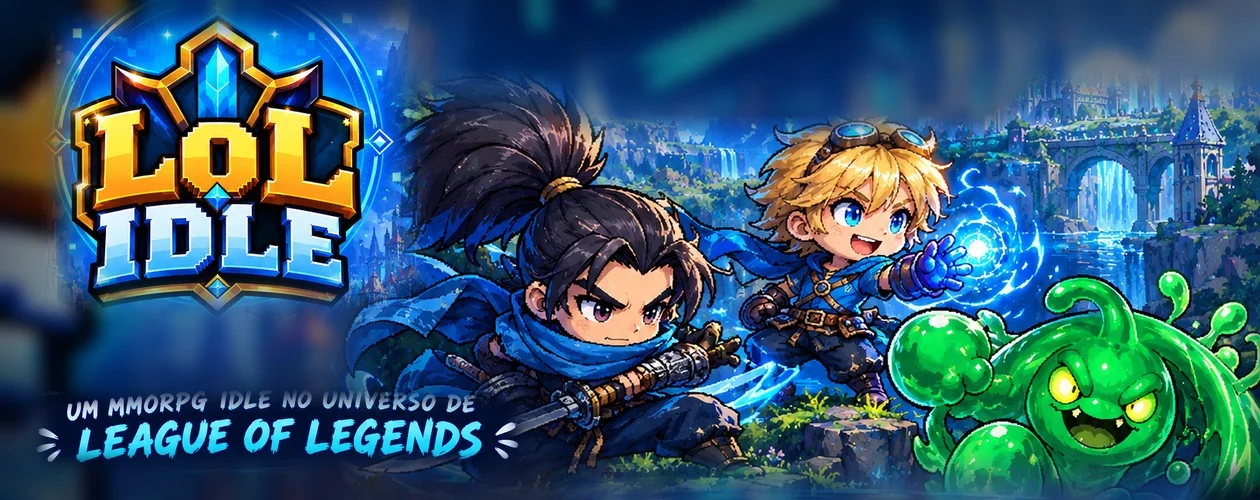 Banner de LoL Idle