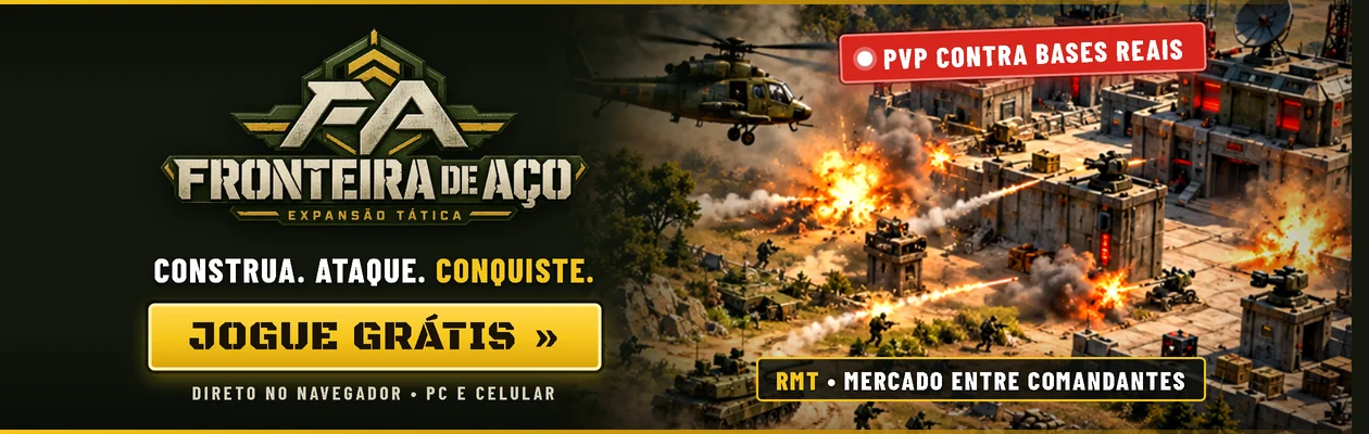 Banner de Fronteira de Aço | Estratégia Militar | PvP | PvE I RMT