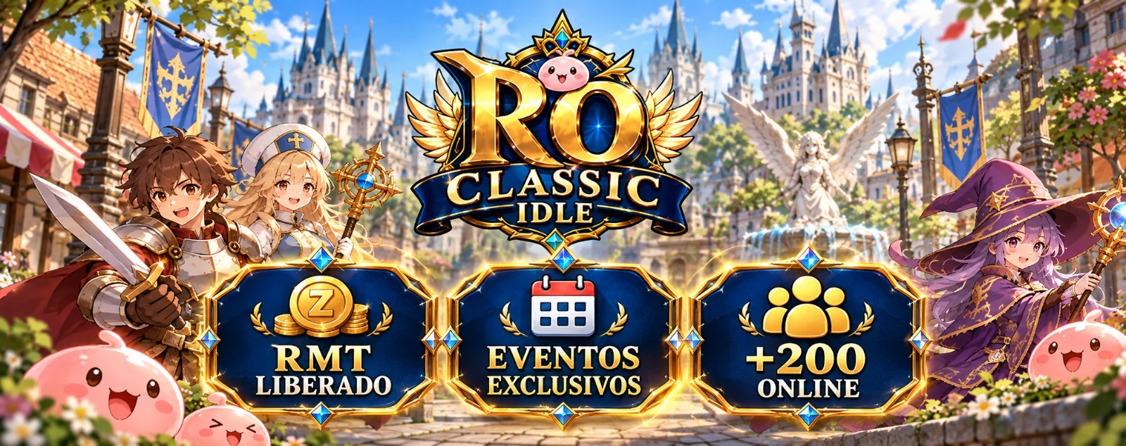 Banner de RAGNAROK CLASSIC | MARKET RMT | 200+ ONLINE