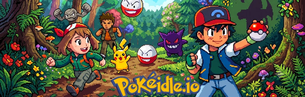 Banner de PokeIdle.io | RMT Liberado | Shiny | PvP
