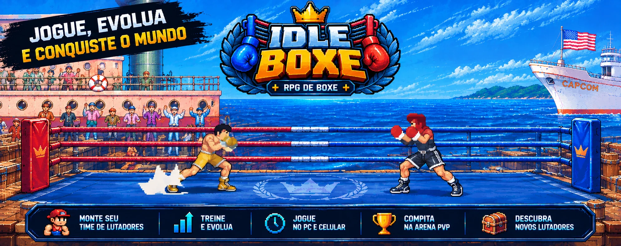 Banner de Idle Boxe