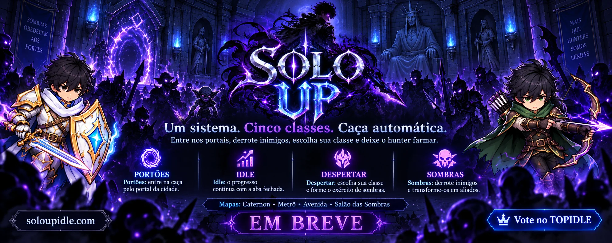 Banner de Solo UP Idle