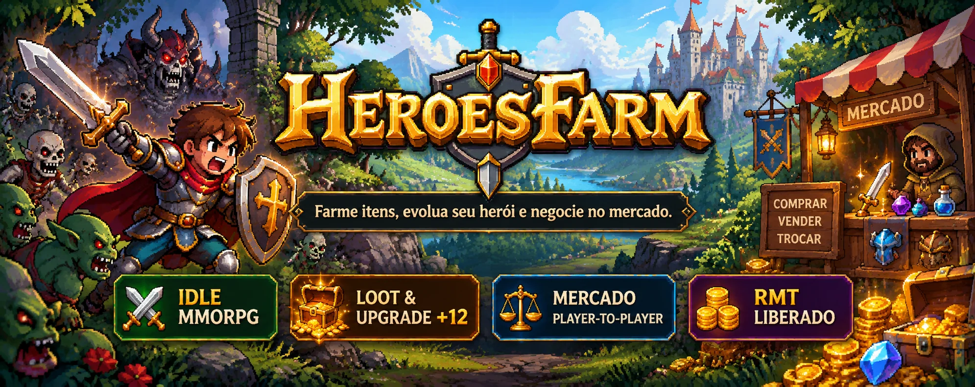 Banner de Heroes Farm