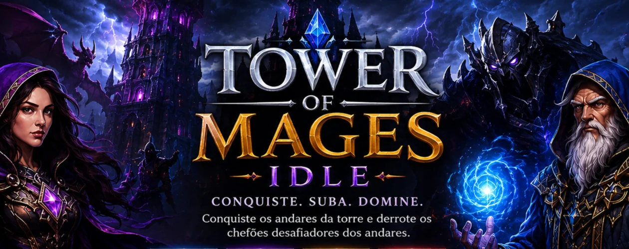 Banner de Tower Of Mages RPG IDLE