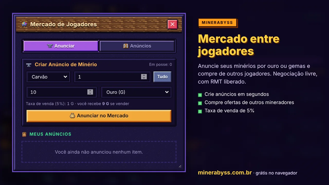 Imagem 2 · MinerAbyss Game Idle de Mineração com RMT liberado