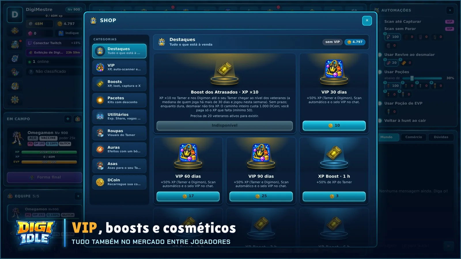 Imagem 4 · DigiIdle | RMT Livre | Lendários | PvP | Guild