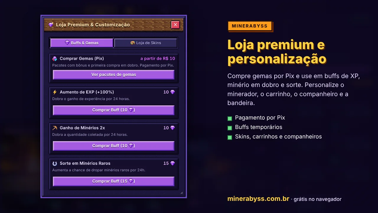 Imagem 8 · MinerAbyss Game Idle de Mineração com RMT liberado